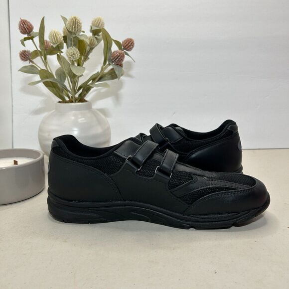 SAS Tour Mesh Hook & Loop Walking Shoes Sneakers Black Women 9.5 Wide NWOB - Picture 6 of 8